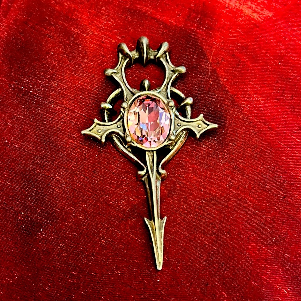 Gothic Sterling Silver Cross